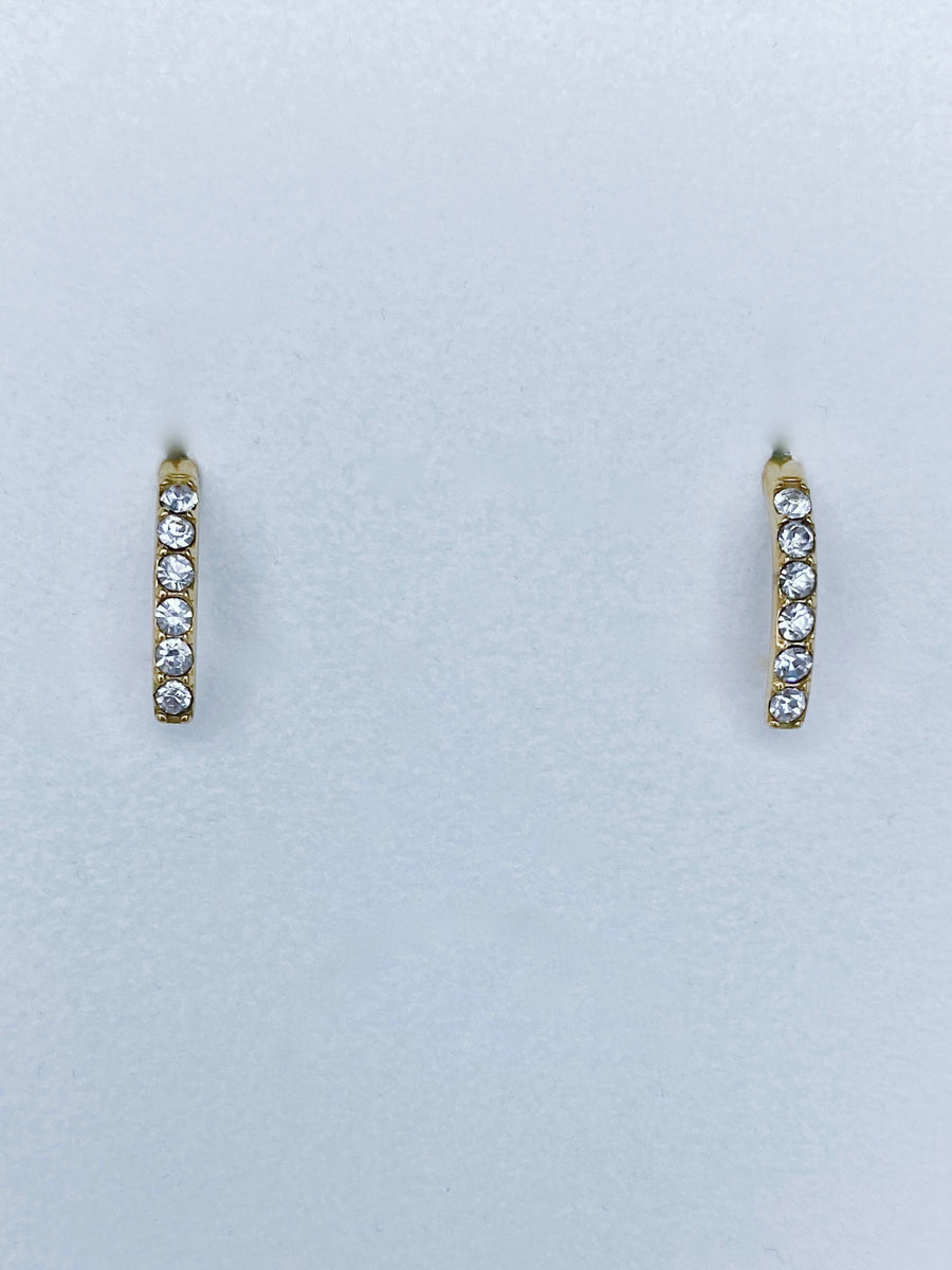 Sparkling thread earrings