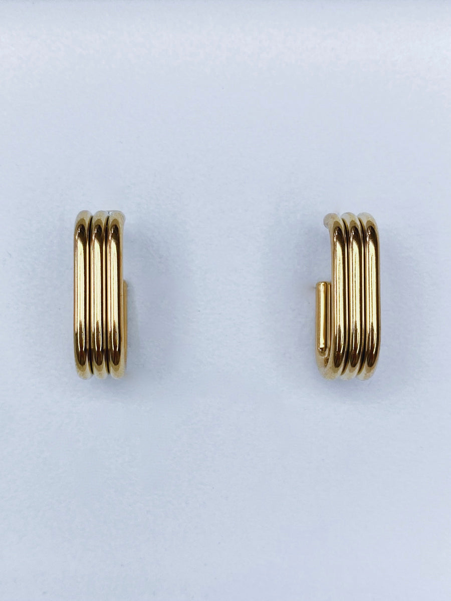 Vintage row earrings