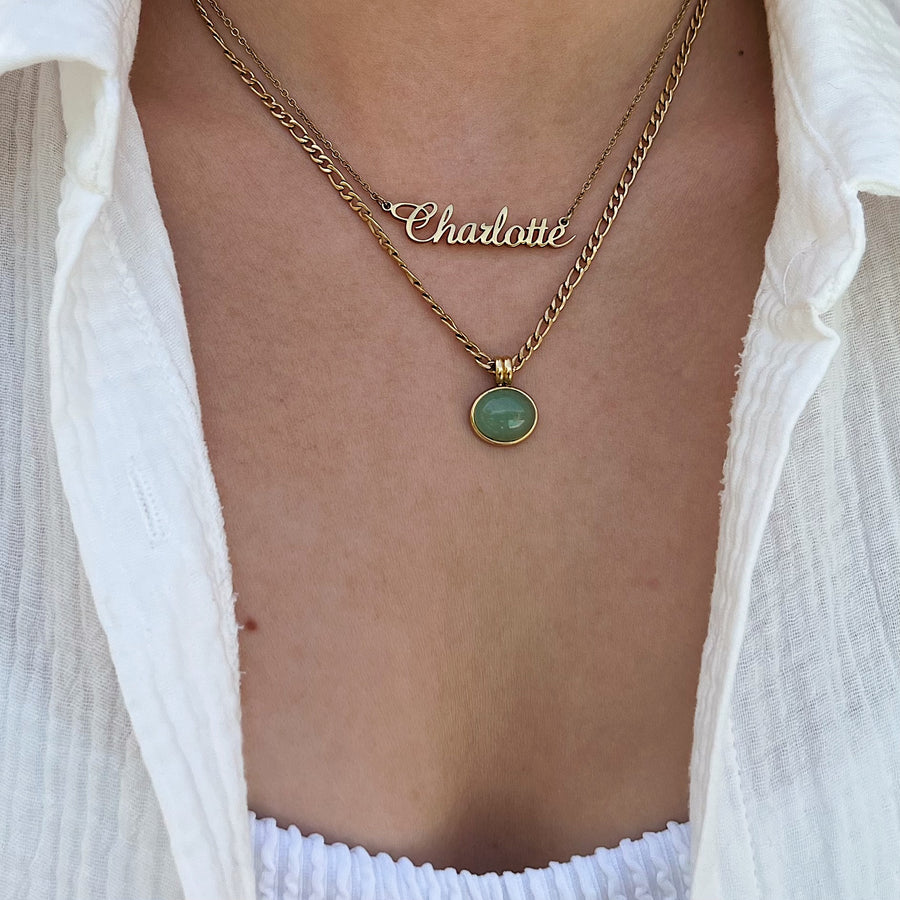 Vintage green necklace