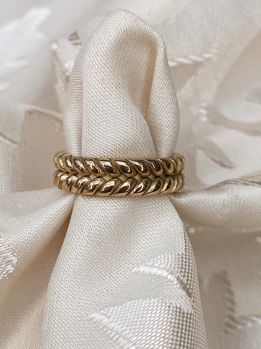 Chunky woven ring