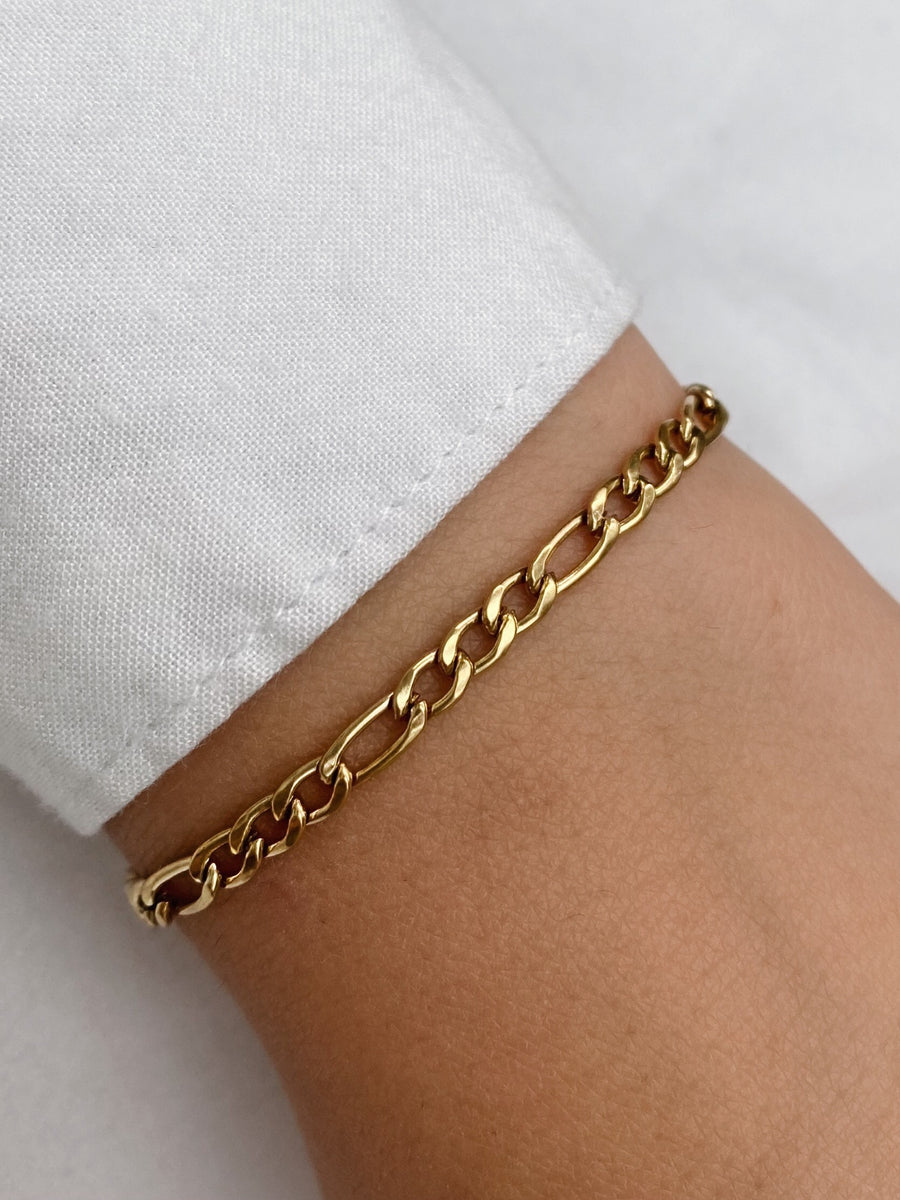 Fine cuban link bracelet