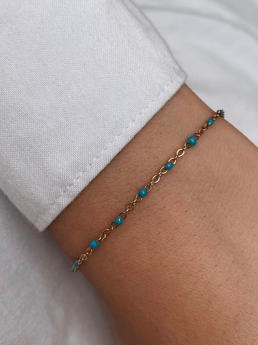 Blue drop bracelet