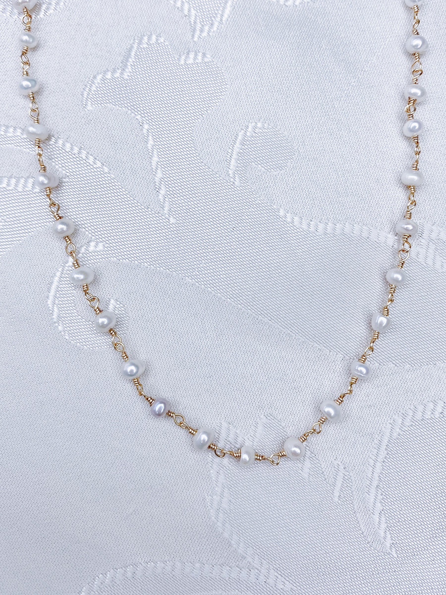 Fine pearl necklace