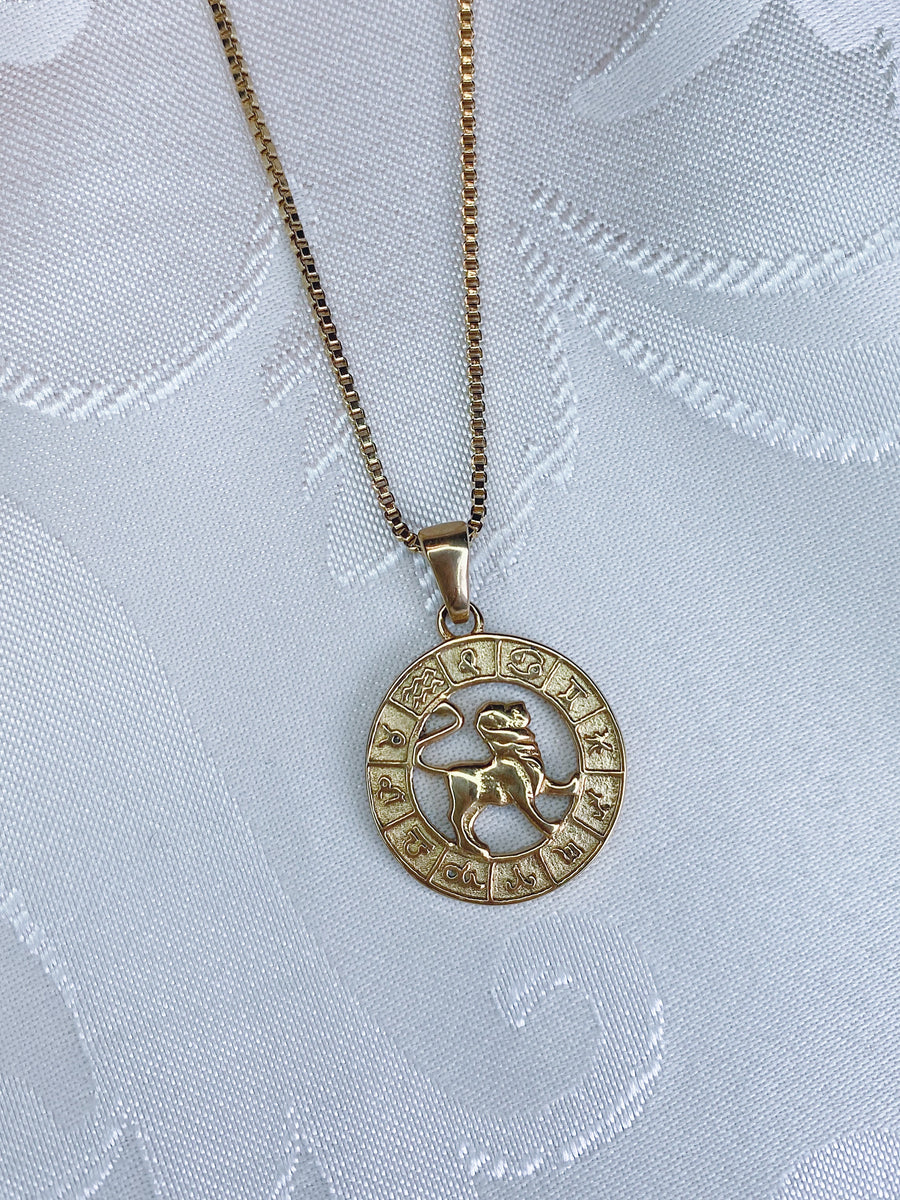Vintage zodiac necklace