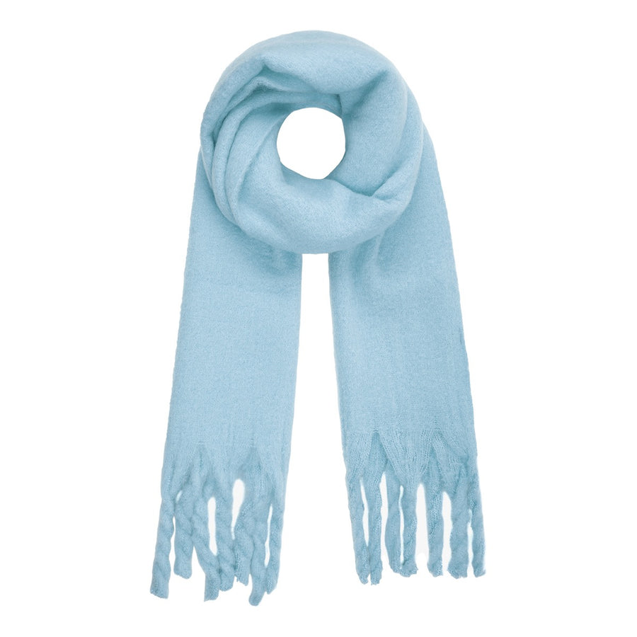 Baby blue scarf
