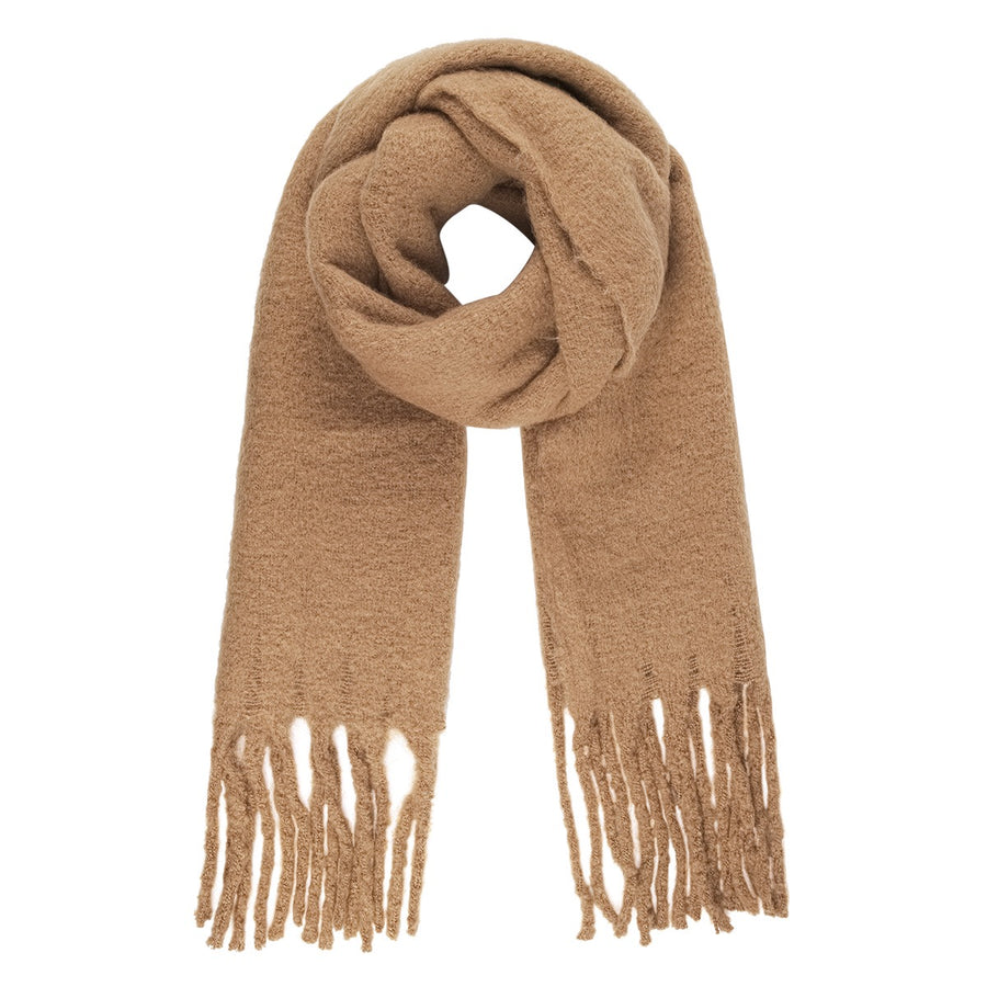 Camel brown scarf
