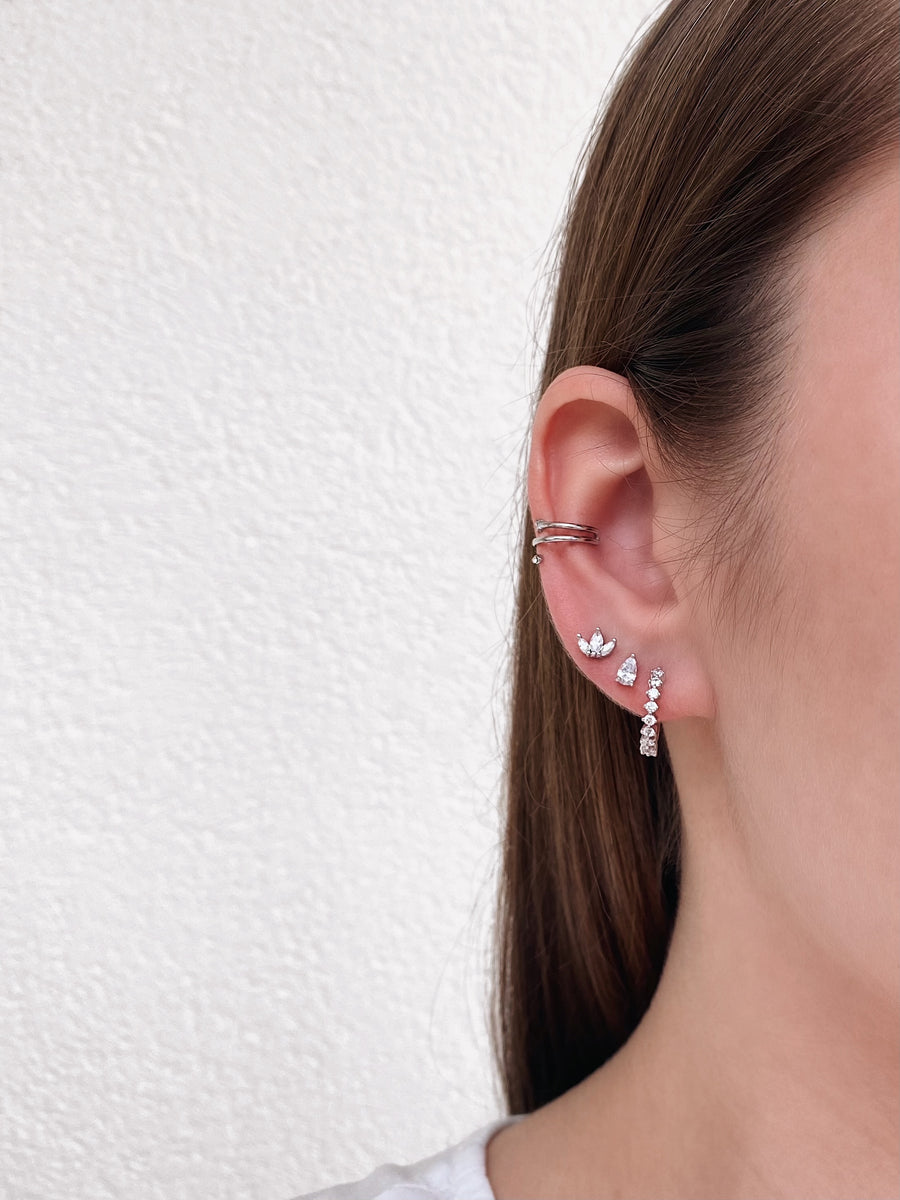 Elena hoop earrings
