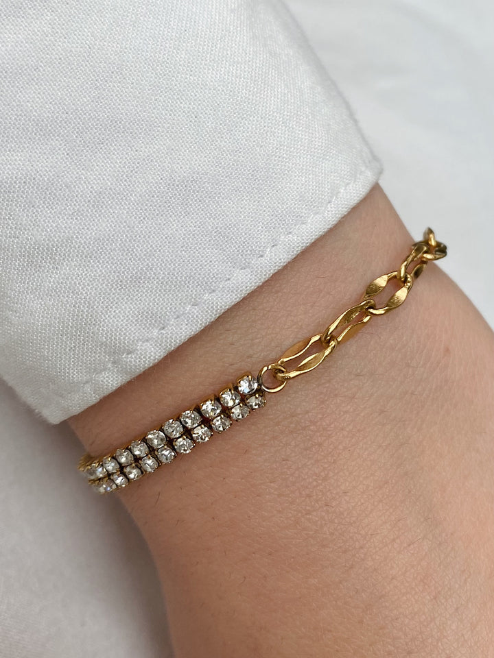 Sparkling chain bracelet