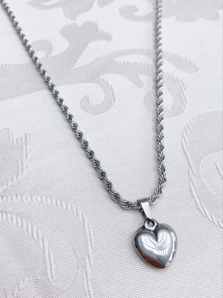 Twisted heart necklace