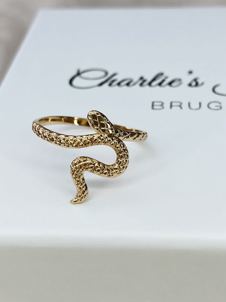 Elegant snake ring