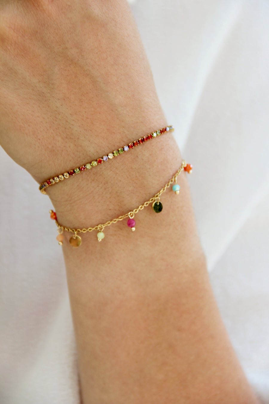 Crystal color bracelet