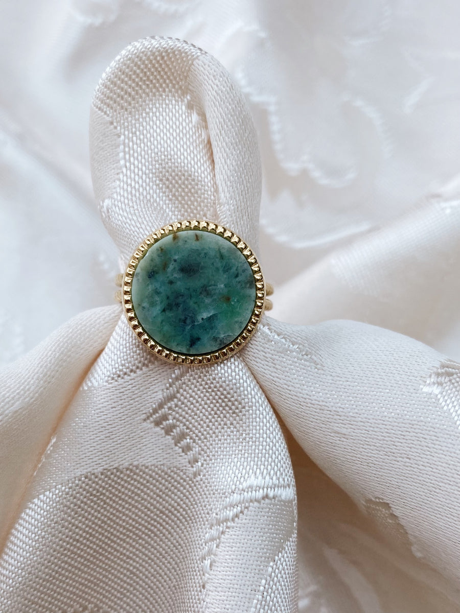 Aqua blue ring