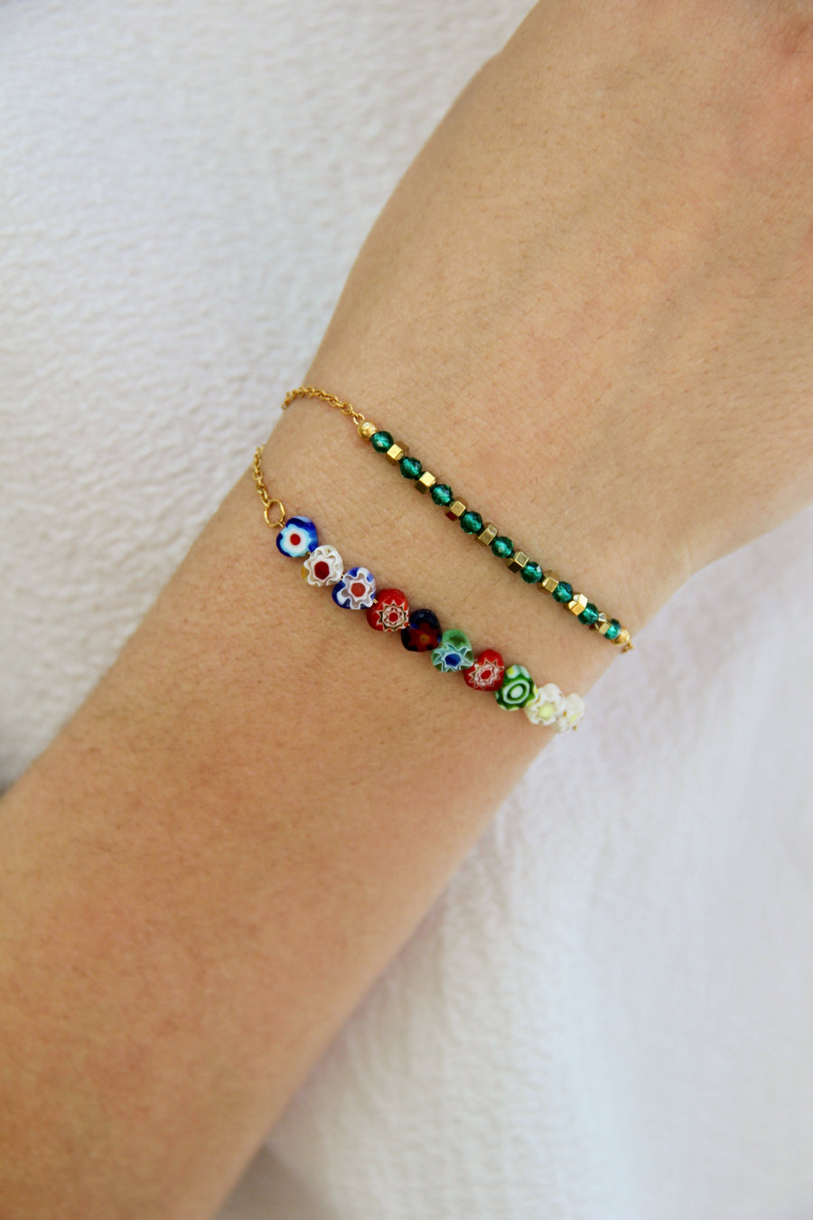 Heart color bracelet