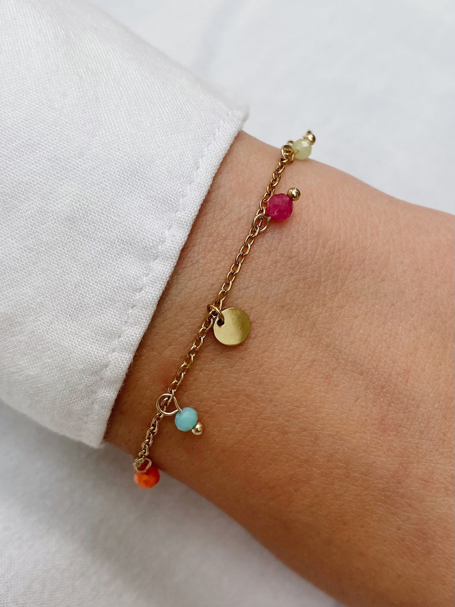 Color charm bracelet