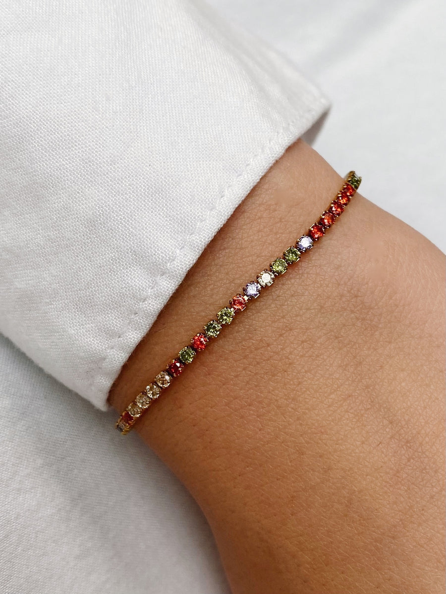 Crystal color bracelet