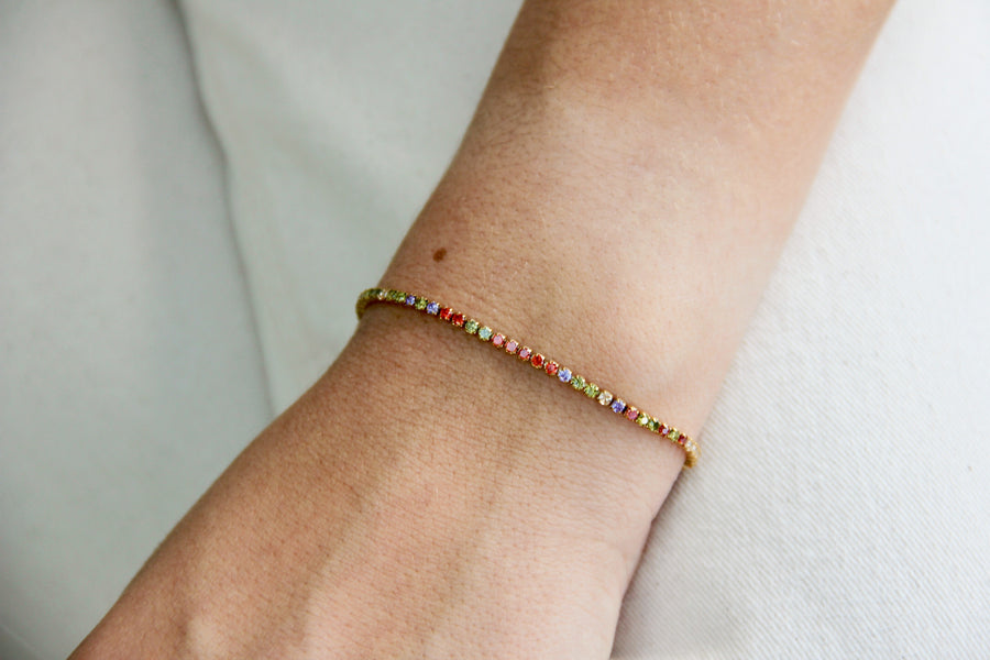 Crystal color bracelet