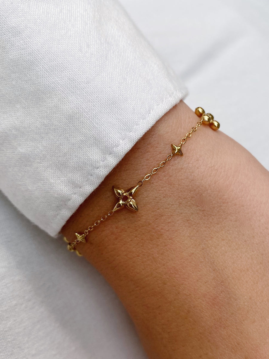 Star flower bracelet