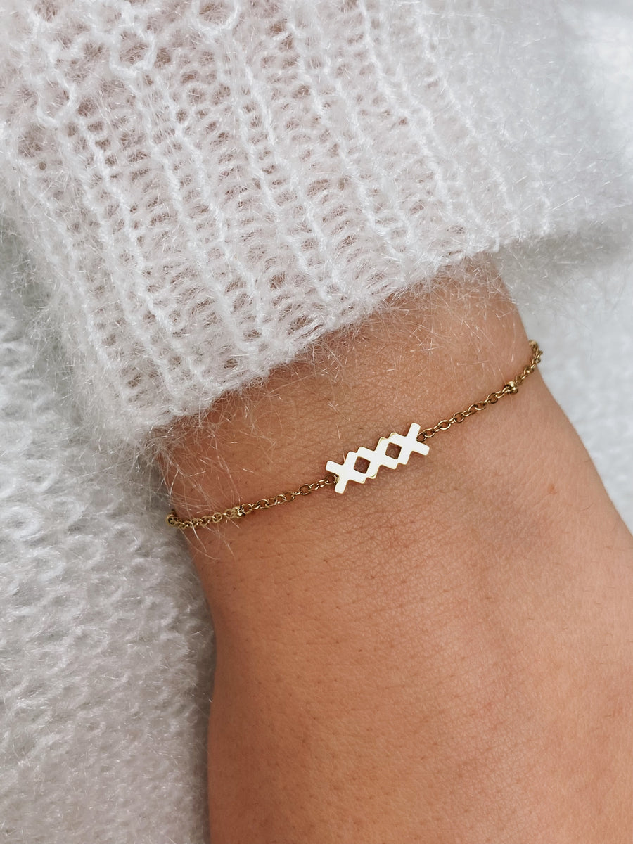 Forever connected cross bracelets