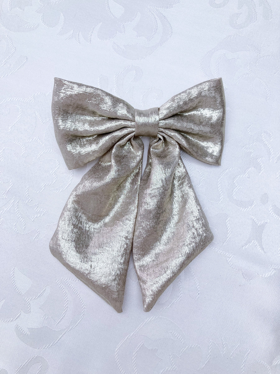 Glitter hair bow