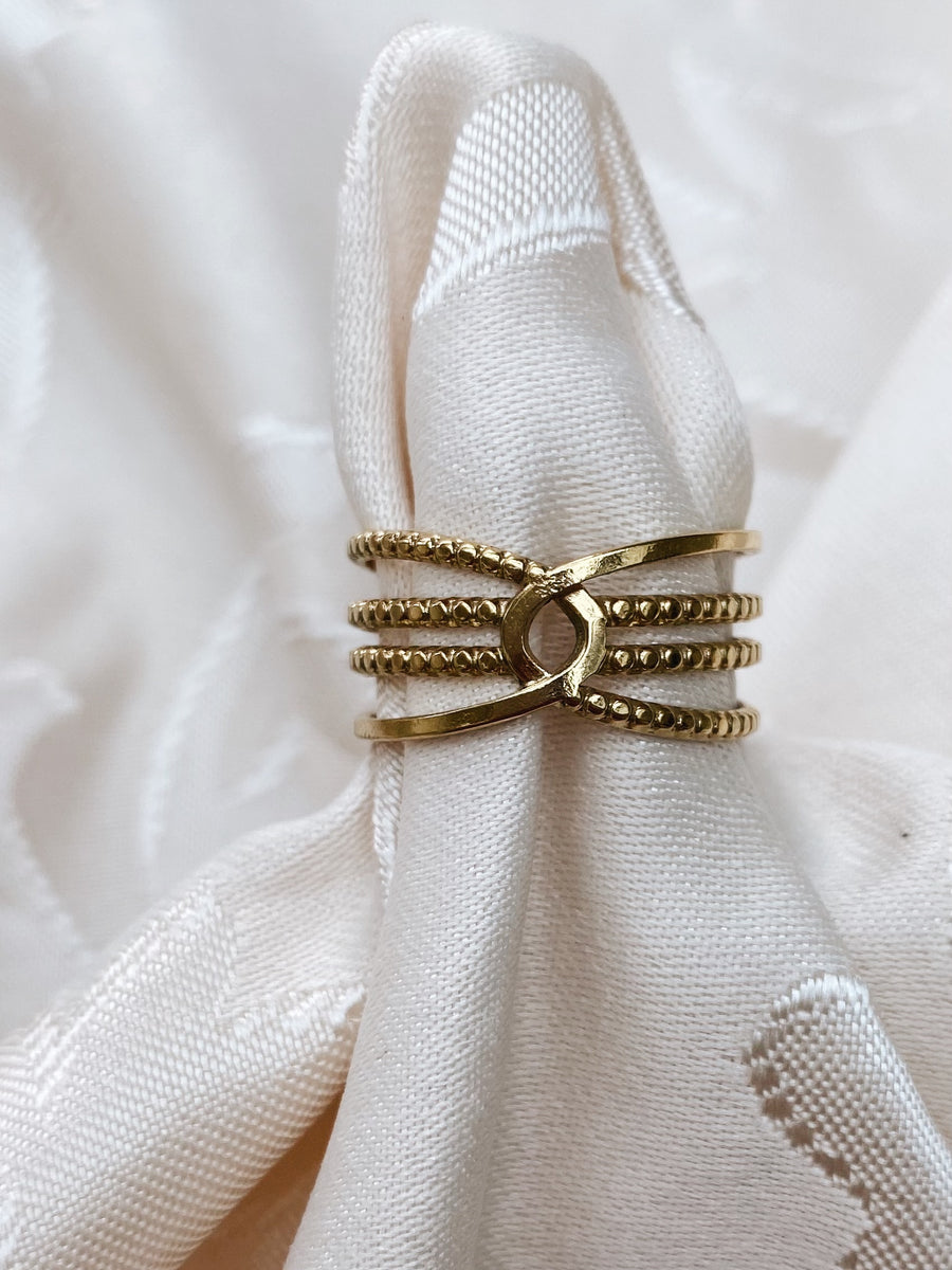 Elegant twist ring