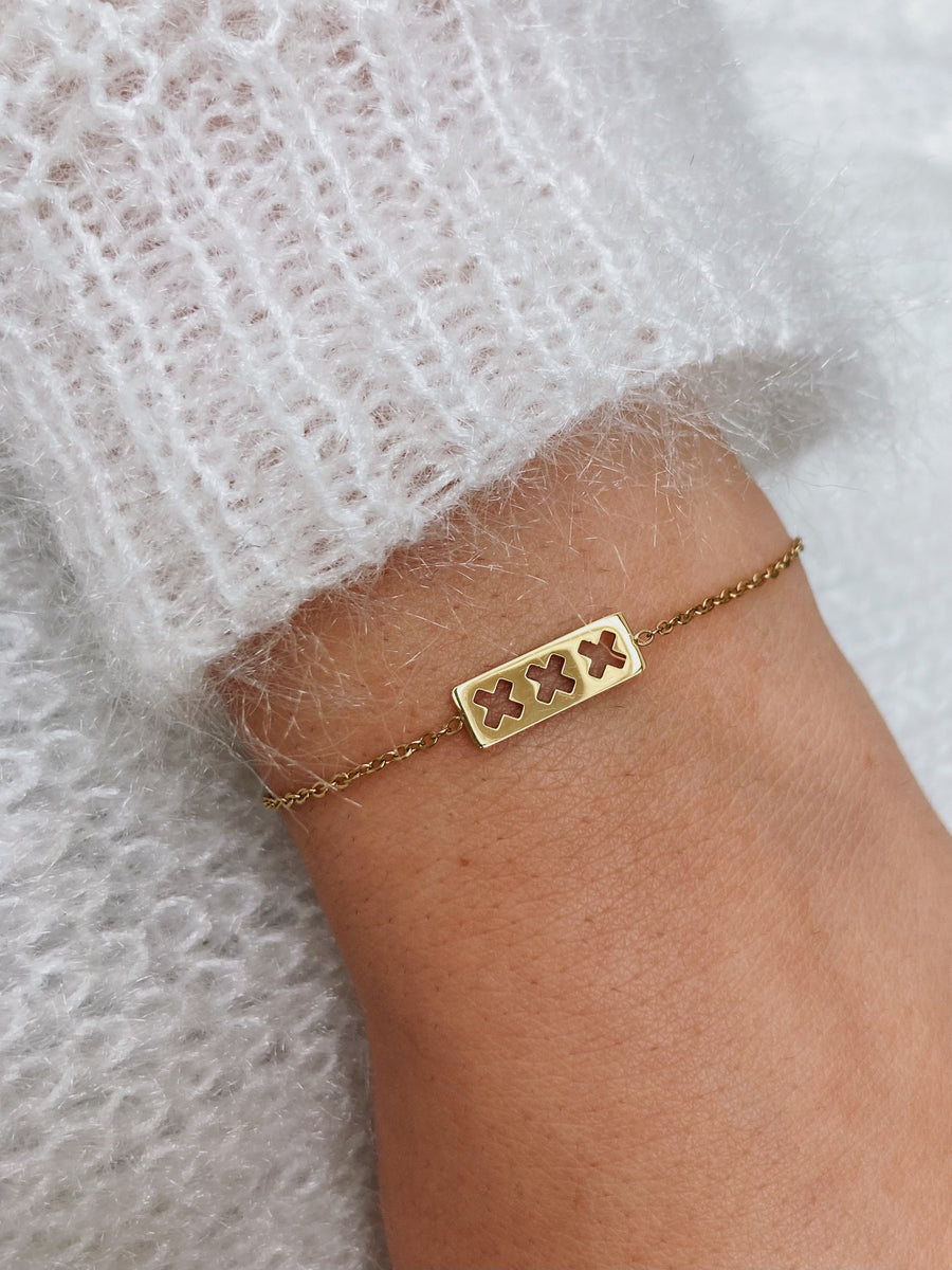 Forever connected cross bracelets