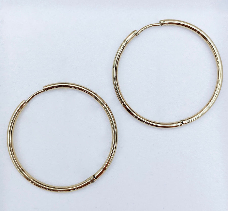 Small hoop earrings