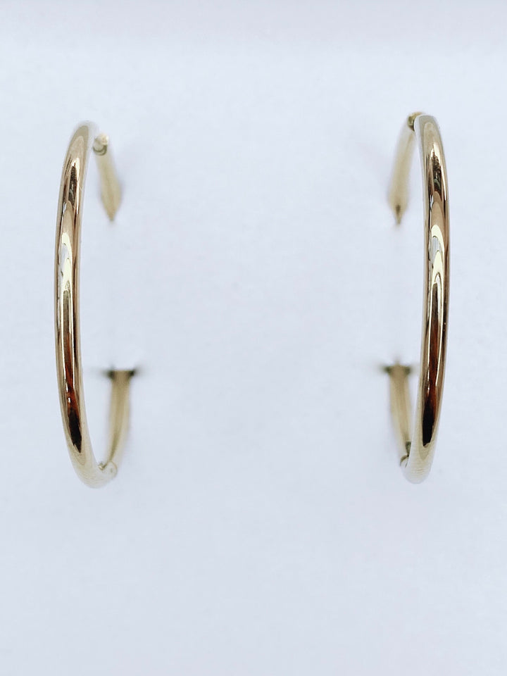 Small hoop earrings