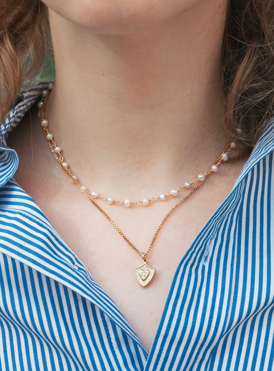 Fine pearl necklace