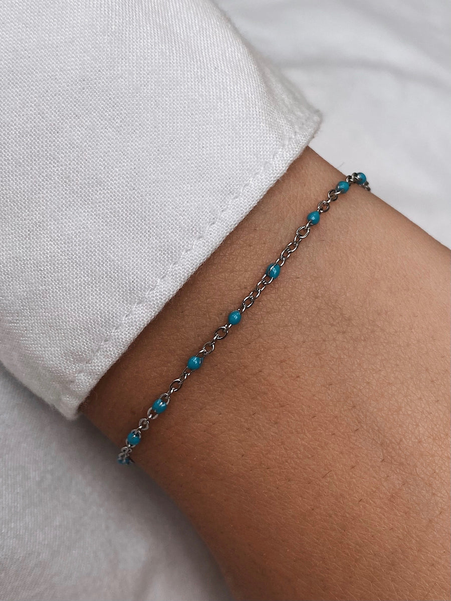 Blue drop bracelet