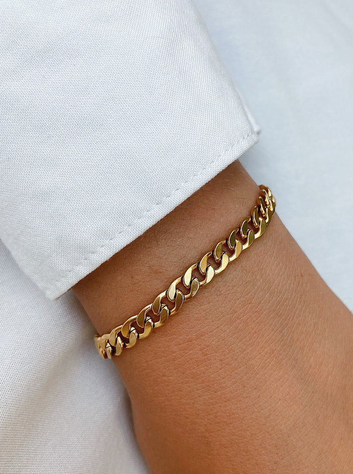 Cuban link bracelet