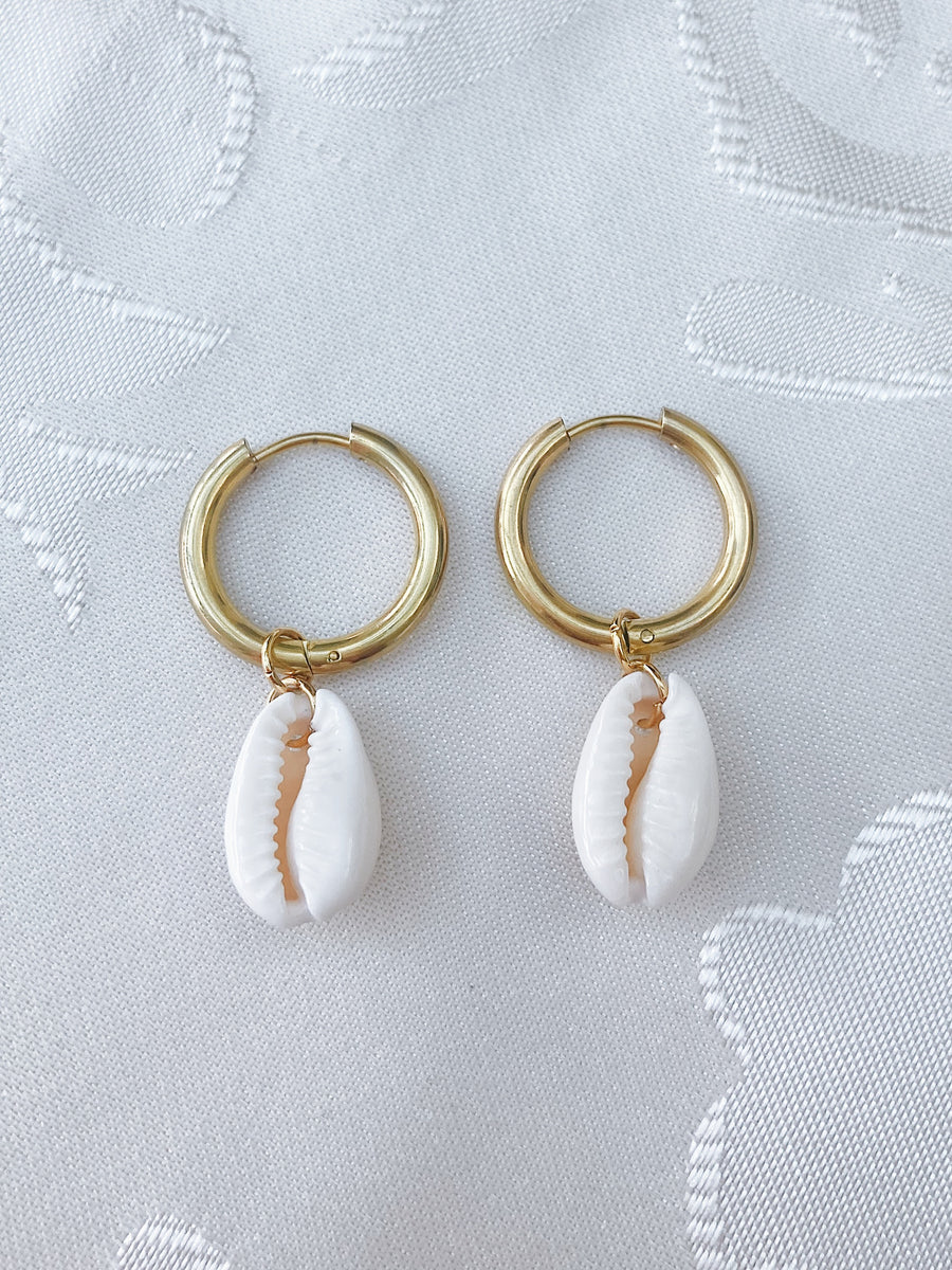 Kauri shell earrings