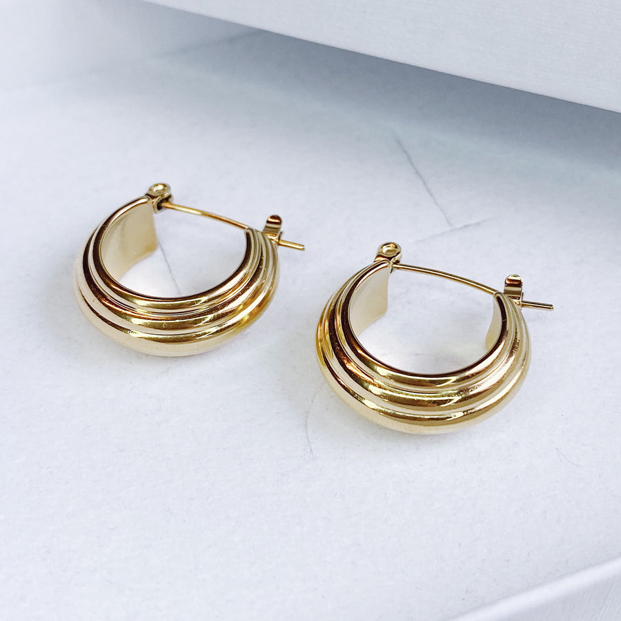 Vintage hoop earrings