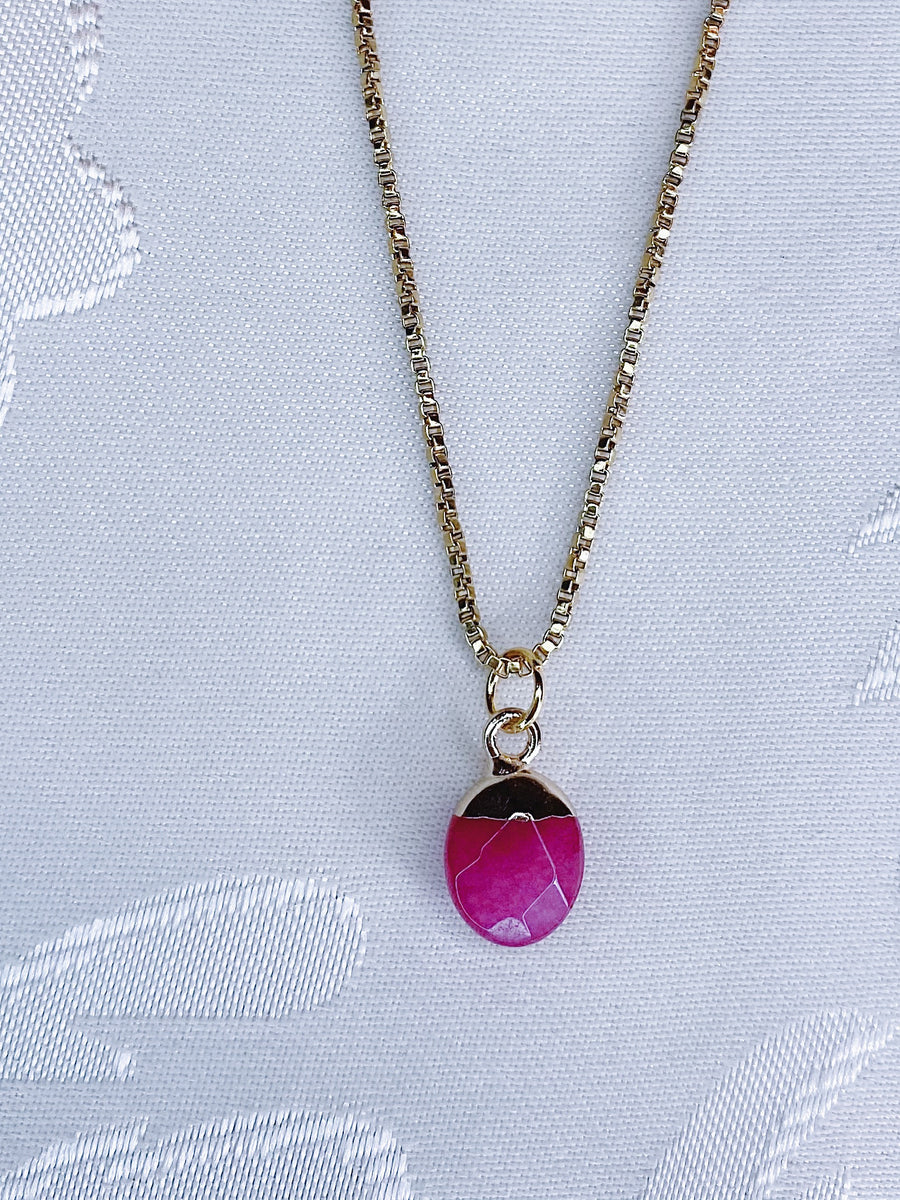 Birthstone necklace