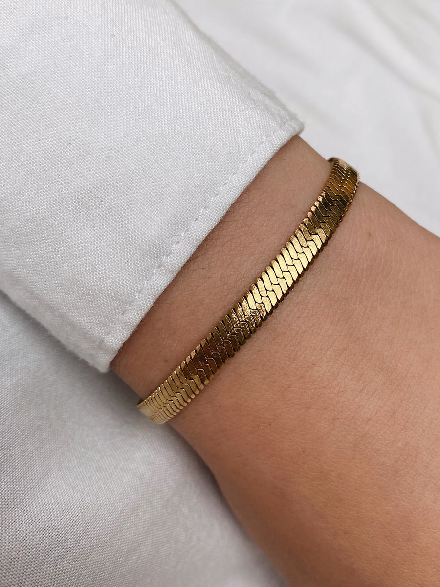 Snake skin bracelet