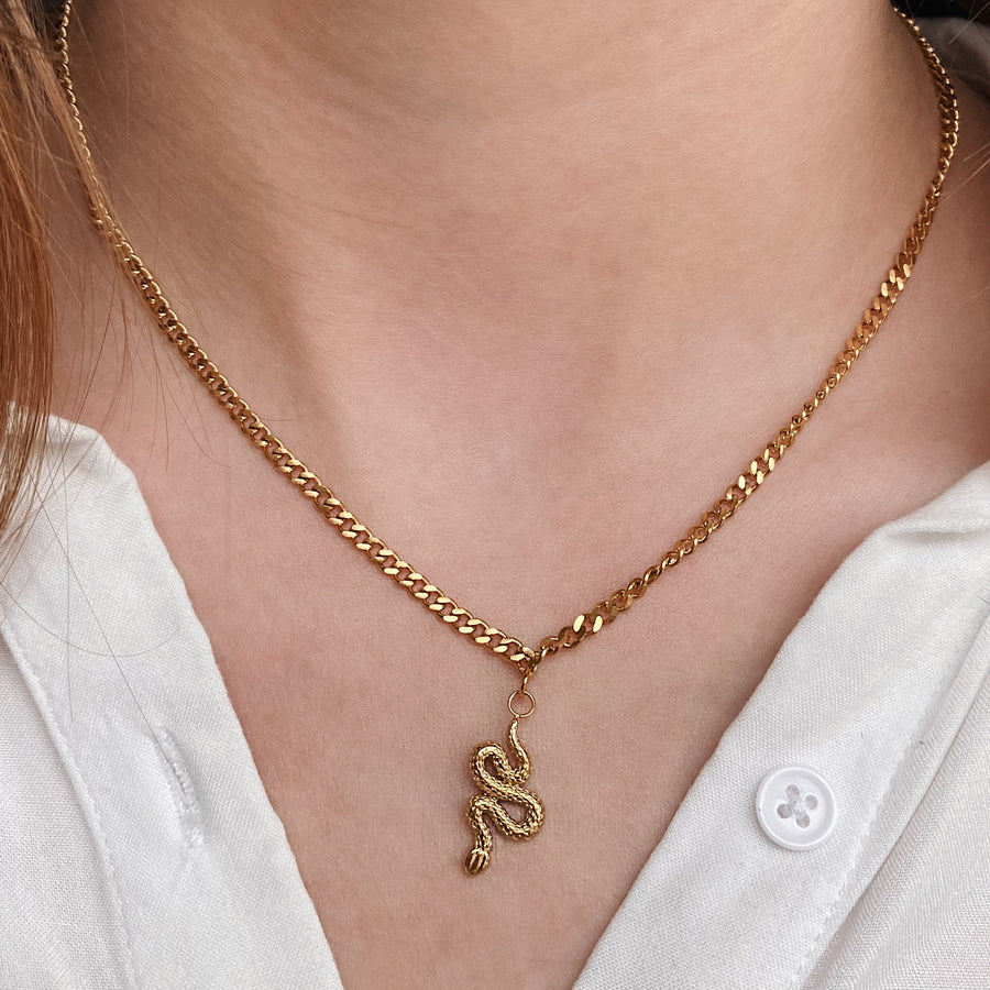 Sneaky snake necklace