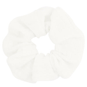 Scrunchie woven white